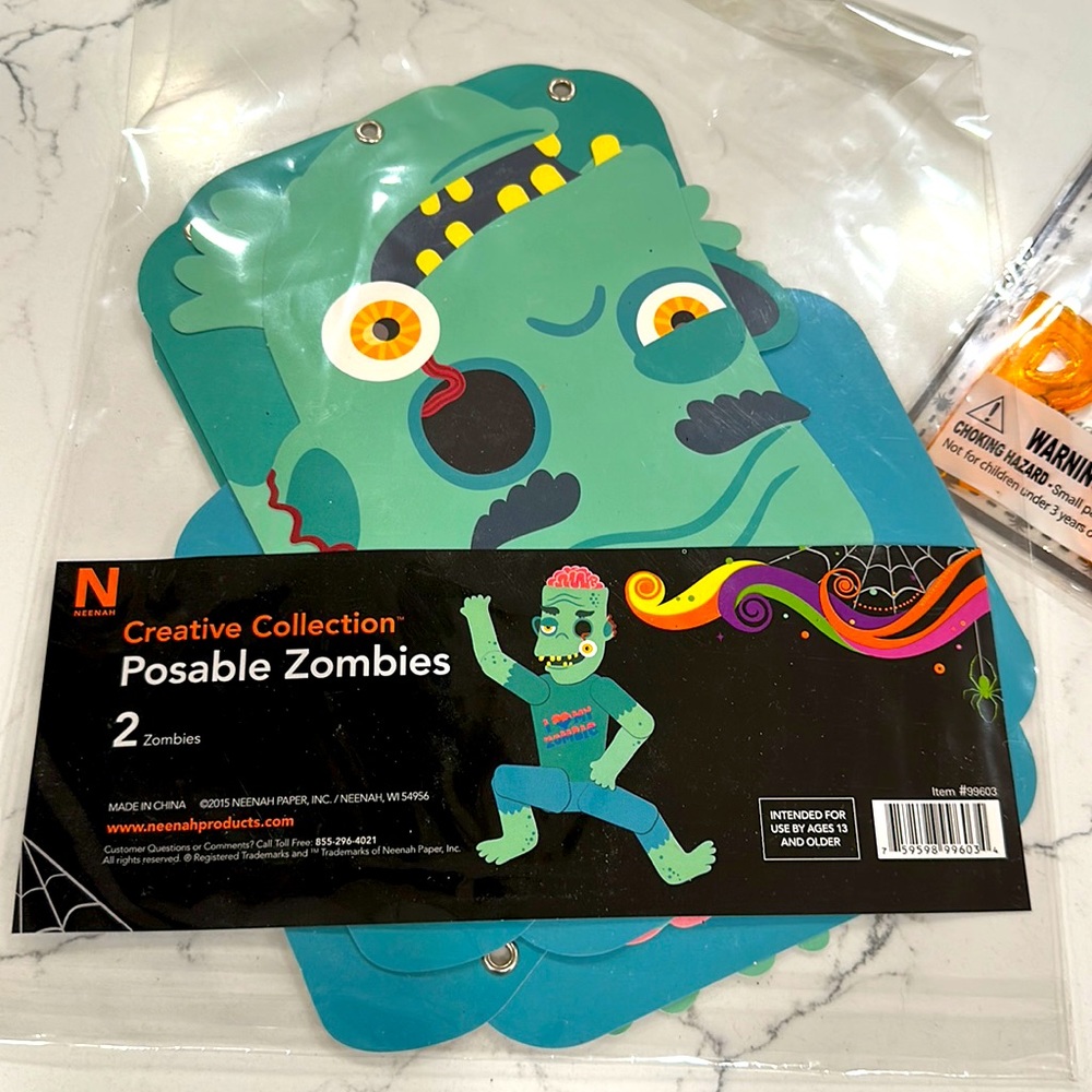 NWT Creative Collection Posable Zombies 🧟‍♂️ - Picture 2 of 4